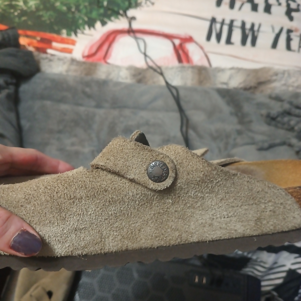 Birkenstock Suede Slip-On Sandals